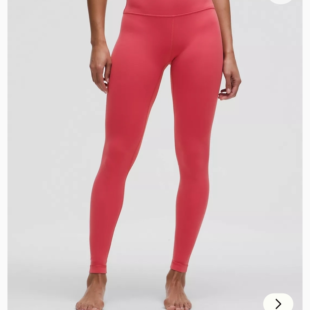 Lululemon Align Leggings Desert Red Size 6